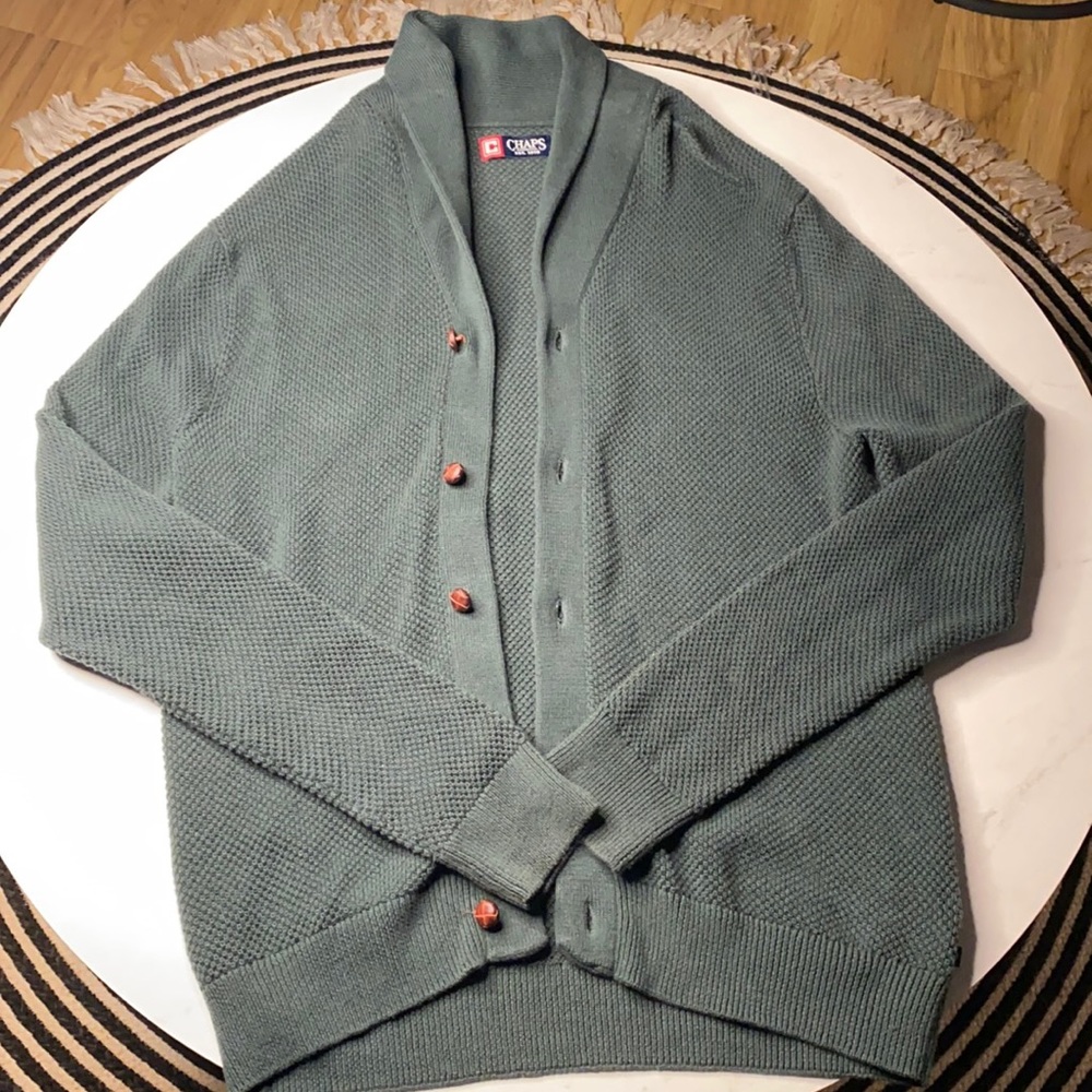 Vintage Chaps Men’s Cardigan size L